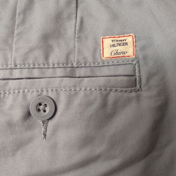Tommy Hilfiger Women's Pre-Loved in good Condition Blue Chinos Size 6 - Picture 9 of 9